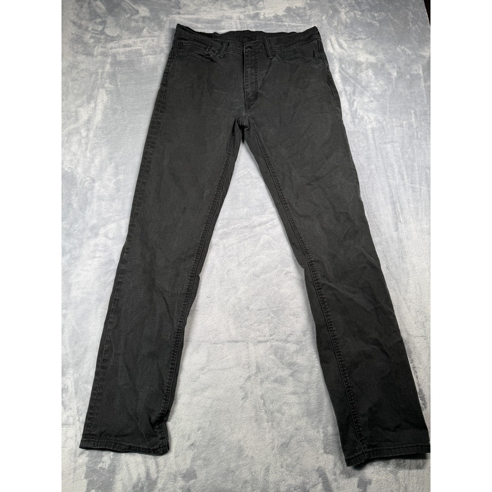 Levi's 541 Athletic Taper Jeans Mens 34x36 Black Denim Dark Wash Straight Leg